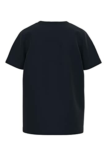 Achteraanzicht van een zwart T-shirt