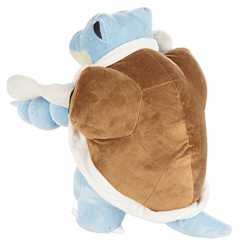 Pluchen schildpad met blauwe en bruine kleuren