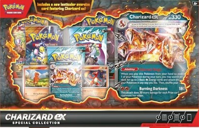 Pokémon-kaarten en Charizard EX-collectie
