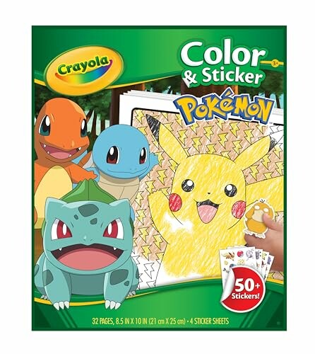 CRAYOLA Pokémon Kleurboek