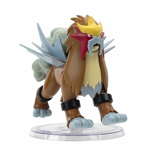 Entei Pokémon-figuur op standaard
