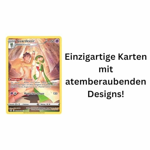 Gardevoir Pokémon kaart met tekst in het Duits.