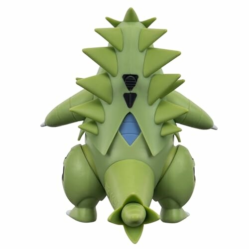 Groene robotachtige figuur met stekels