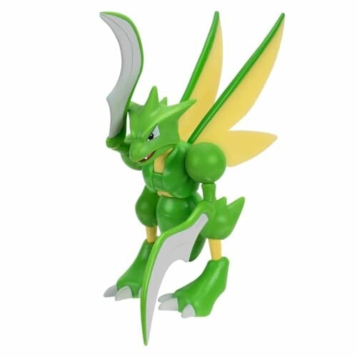 Groen gevleugeld speelgoedfiguur