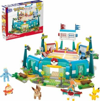 Mega Pokémon bouwset met arena en figuren