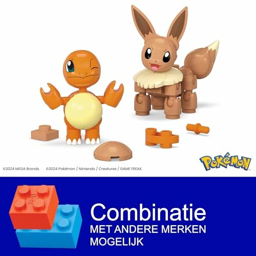 Charmeleon en Eevee bouwspeelgoed