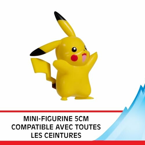 Pikachu mini-figuur van 5 cm, compatibel met alle riemen.