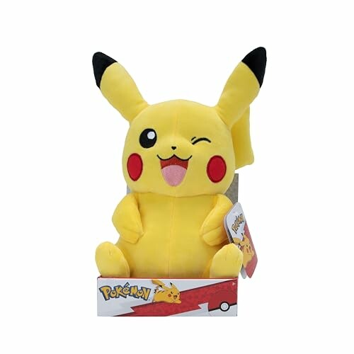 Pluchen speelgoed Pikachu met knipoog