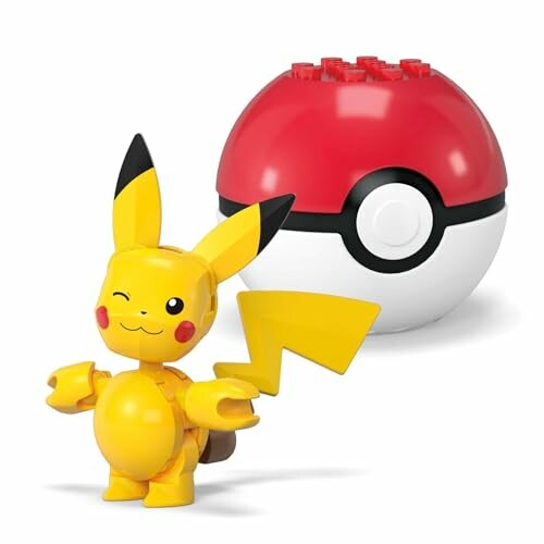 Pikachu speelgoed met Pokéball