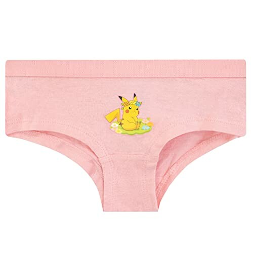 Roze ondergoed met Pikachu-ontwerp