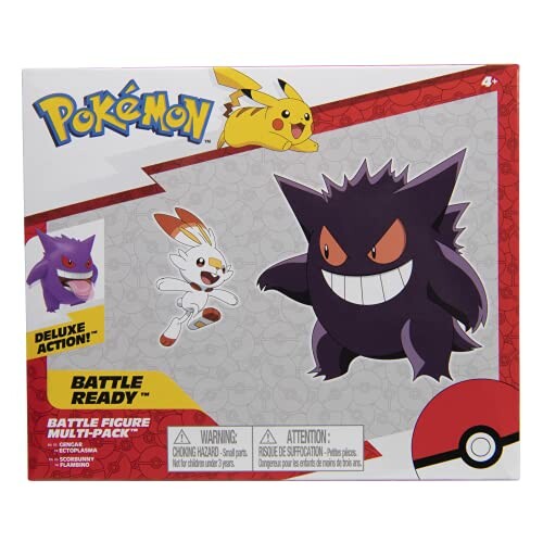 Pokémon Figuren 2-Pack Gengar & Scorbunny