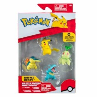 Pokémon figuurtjes in verpakking