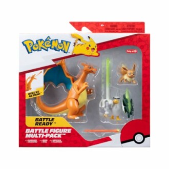 Speelgoedset met Pokémon figuren in verpakking