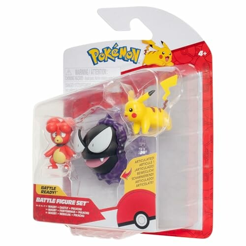 Pokémon figuurenset met Pikachu en anderen