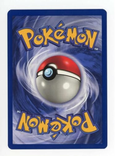 Achterkant van een Pokémon-kaart met Pokéball ontwerp