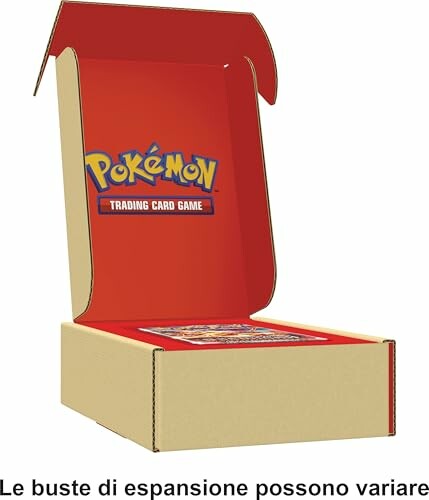Open doos met Pokémon ruilkaartenspel