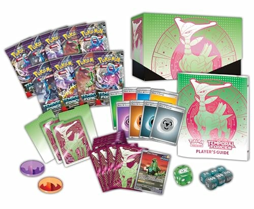 Pokémon kaartspelset met speelkaarten en accessoires.