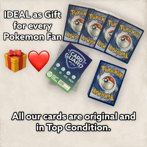 Pokémon kaarten cadeau met kaartbeschermer