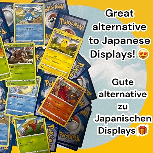 Diverse Pokémon-kaarten met kleurrijke ontwerpen.