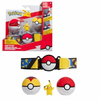 Pokemon Clip 'n' Go riemset met Pikachu en Pokéballs
