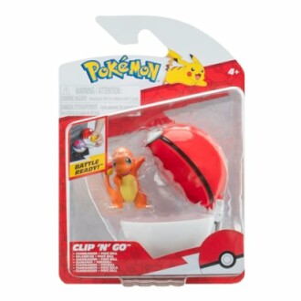 Pokemon speelgoed met Charmander en Pokéball