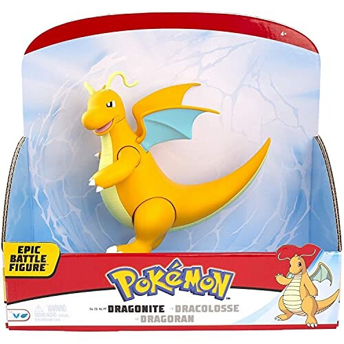 Dragonite actiefiguur in verpakking