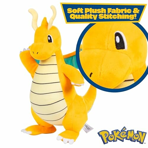 Dragonite pluchen speelgoed met zachte stof