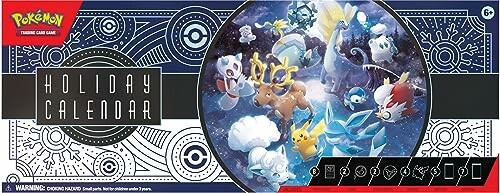 Pokemon vakantiekalender met verschillende karakters