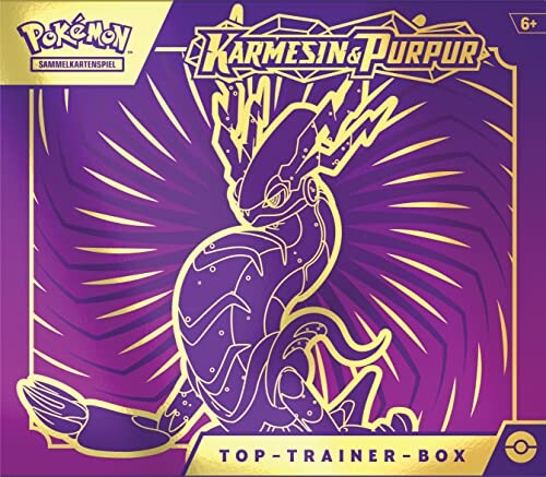 Pokémon Karmesin en Purpur Top-Trainer-Box verpakking