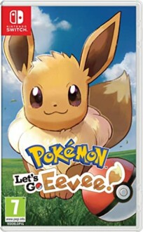 Nintendo Switch-spel Let's Go, Eevee! met Eevee op de hoes