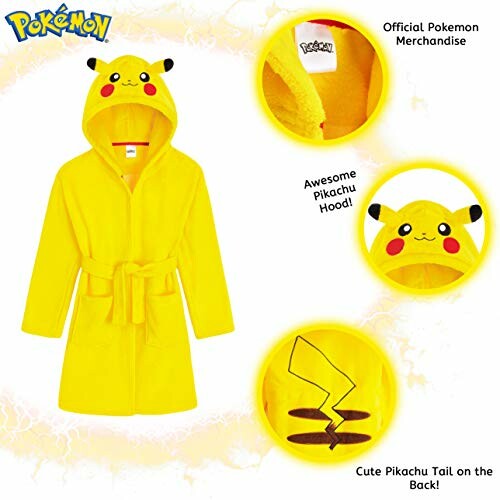 Pokémon Badjas met Pikachu Capuchon