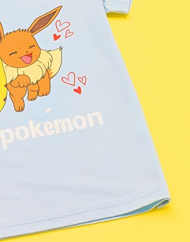 Pokemon T-shirt Meisjes - Pikachu en Eevee