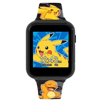 Smartwatch met Pikachu en Charmander ontwerp