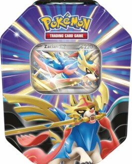 Pokemon Trading Card Game tin met Zacian ex