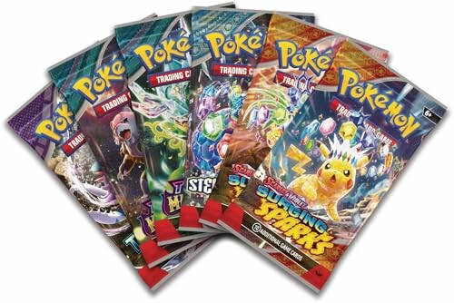 Verzameling van Pokémon ruilkaarten verpakkingen