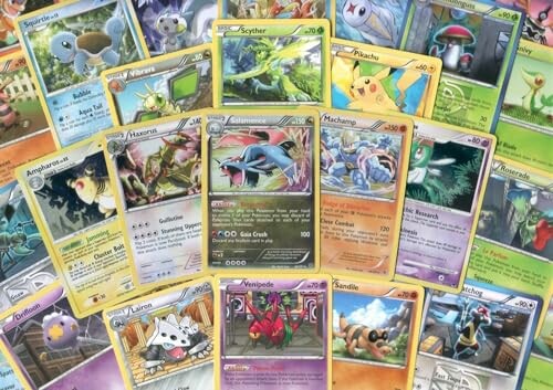 Een verzameling Pokémon ruilkaarten