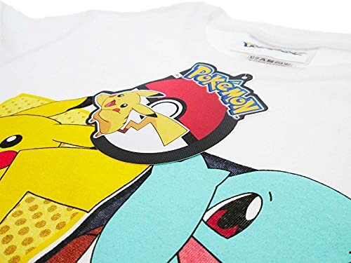 Pokémon T-shirt met 4 personages