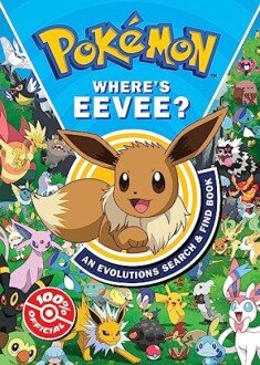 Boekomslag van Pokémon met Eevee in het midden