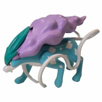 Suicune Pokémon figuur, een prachtig en gedetailleerd model.